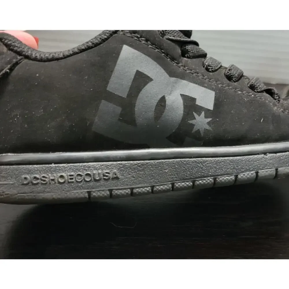 DC Athletic Kids Shoes Solid Black Size 12 Toddler Skater